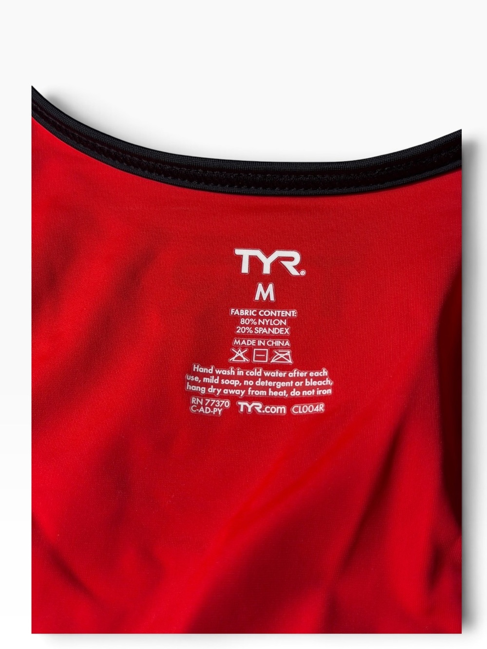 TYR Women’s Competitor Triathlon Tank Top Red Black Gray Size Medium - Picture 8 of 9